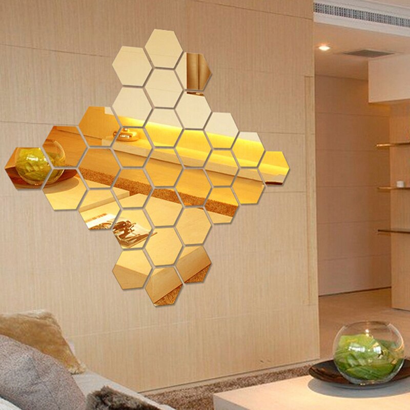 BellissimoFiorePerTe™ 3D Wall Mirror Stickers