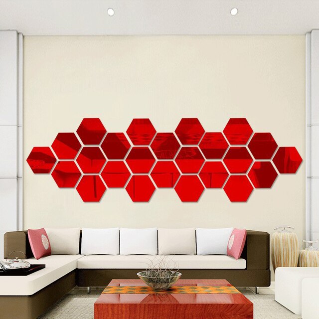 BellissimoFiorePerTe™ 3D Wall Mirror Stickers