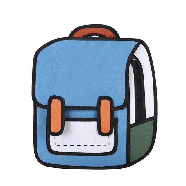 Comic discount book backpack